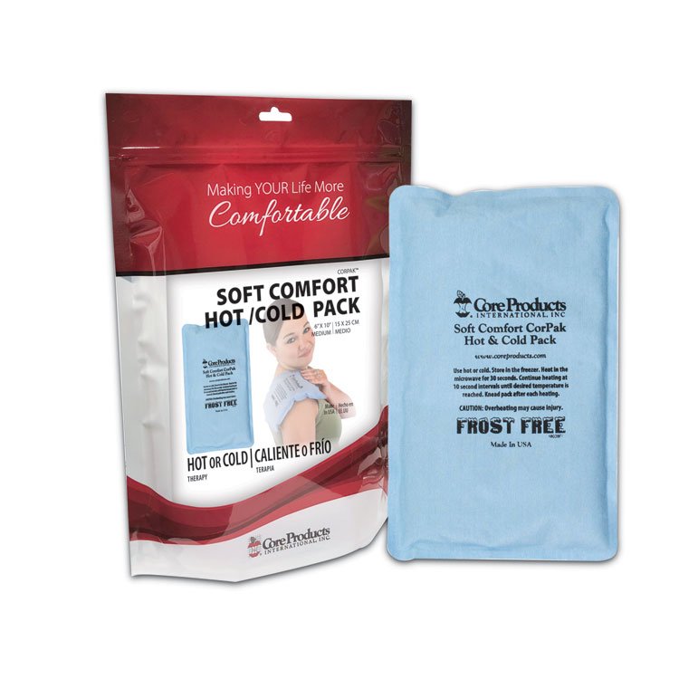 Core Products Soft Comfort CorPak Reusable Hot and Cold Pack, 10 x 6 (COEACC550)