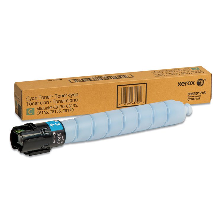 Xerox 006R01747 Toner, 28,000 Page-Yield, Cyan (XER006R01747)
