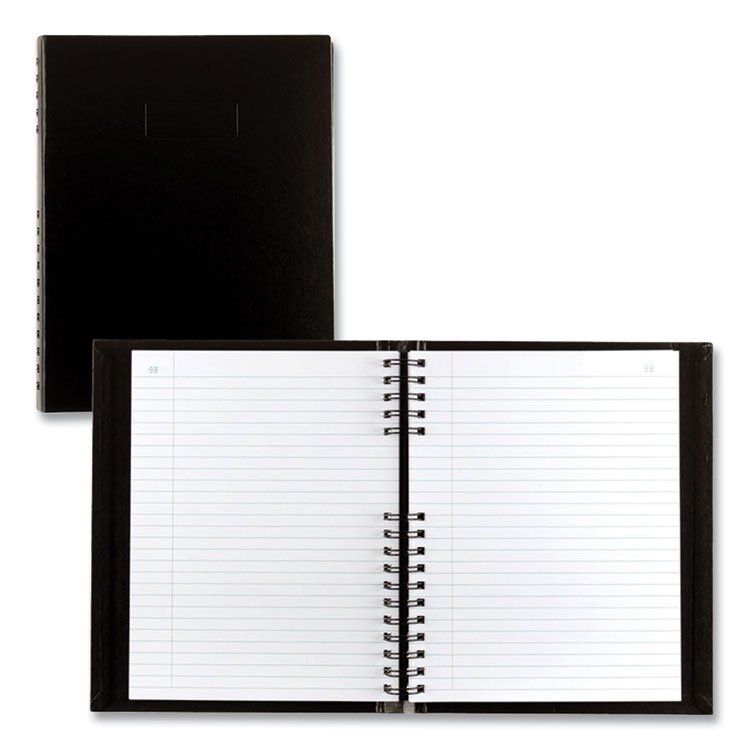 Blueline AccountPro Records Register Book, Black Cover, 9.5 x 6 Sheets, 300 Sheets/Book (REDA7963C01)