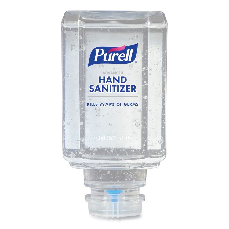 PURELL Advanced Hand Sanitizer Gel, Refill for ES Everywhere System, 450 mL Refill, Clean Scent, 6/Carton (GOJ445006CT)