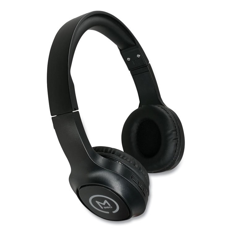 Morpheus 360 TREMORS Stereo Wireless Headphones with Microphone, 3 ft Cord, Black (MHSHP4500B)