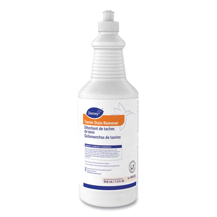 Diversey Tannin Stain Remover, 32 oz Bottle, Fruity, 6/CT (DVO101109759)