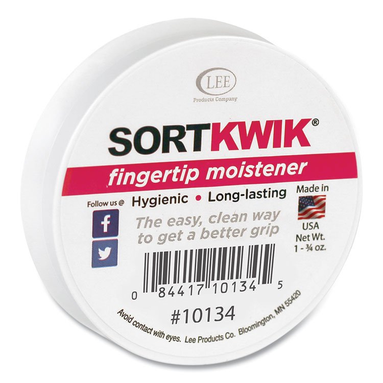 LEE Sortkwik Fingertip Moisteners, 1.75 oz, Pink (LEE10134)
