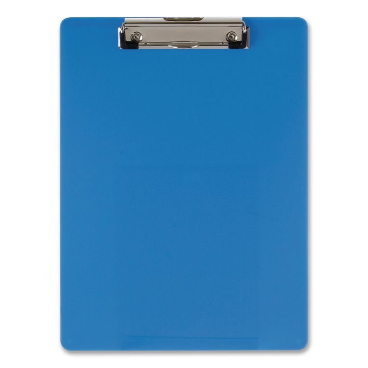 Officemate Recycled Plastic Clipboard, Holds 8.5 x 11 Sheets, Blue (OIC83048)