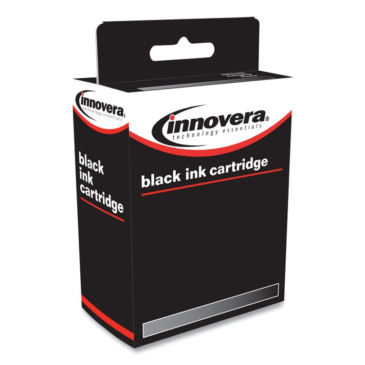 Innovera Remanufactured Black High-Yield Ink, Replacement for 902XL (T6M14AN), 825 Page-Yield (IVR902XLB)