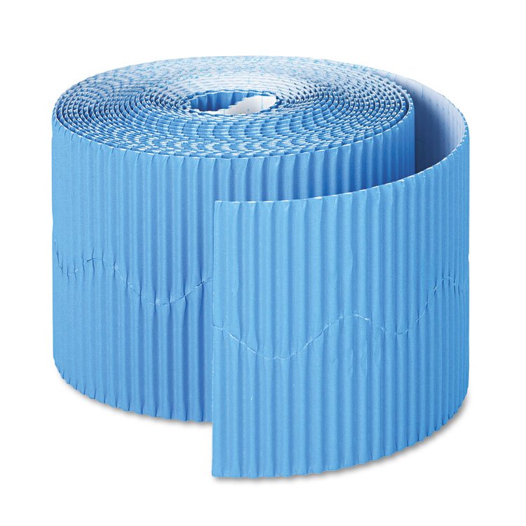 Pacon Bordette Decorative Border, 2.25" x 50 ft, Brite Blue (PAC37176)