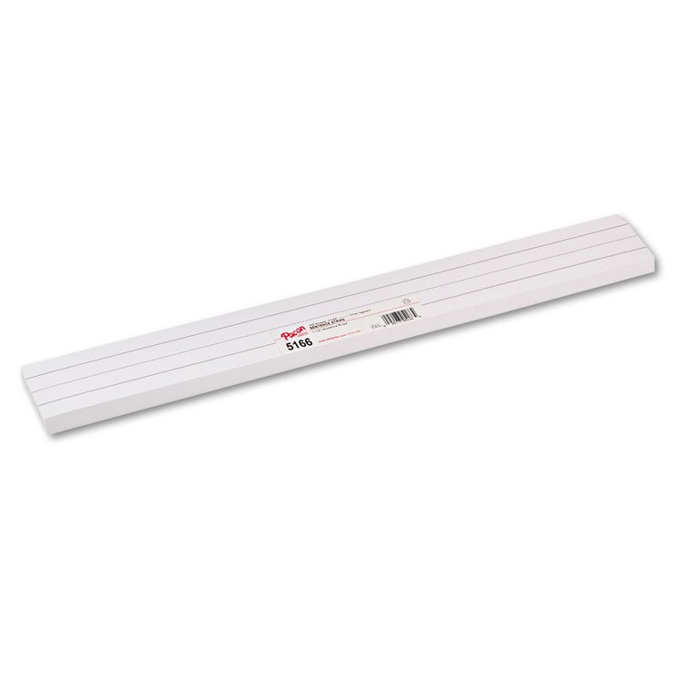 Pacon Sentence Strips, 24 x 3, White, 100/Pack (PAC5166)