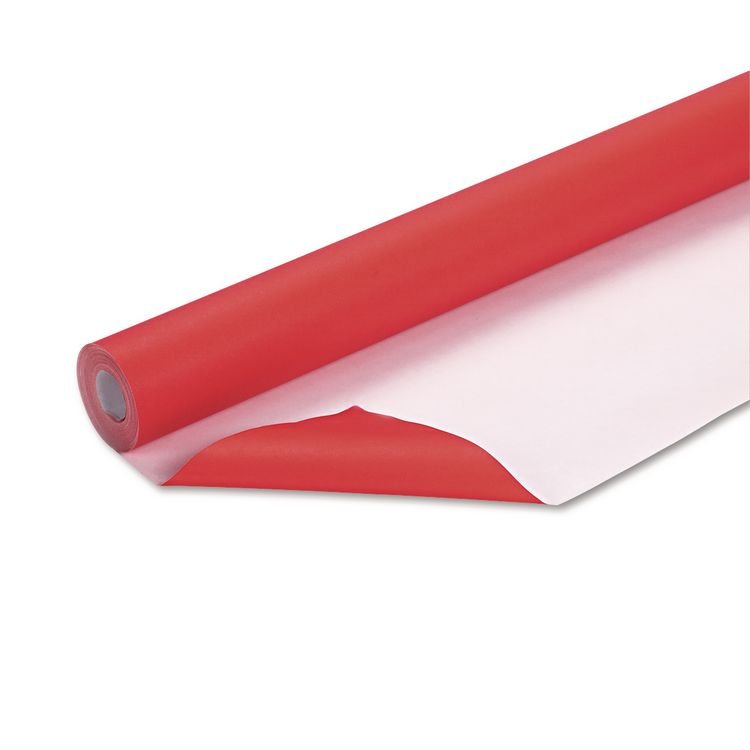 Pacon Fadeless Paper Roll, 50 lb Bond Weight, 48" x 50 ft, Flame (PAC57035)
