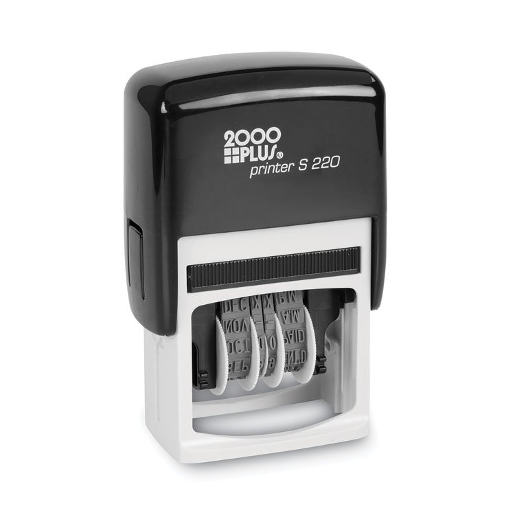 COSCO 2000PLUS Economy Dater, Self-Inking, Black (COS010129)