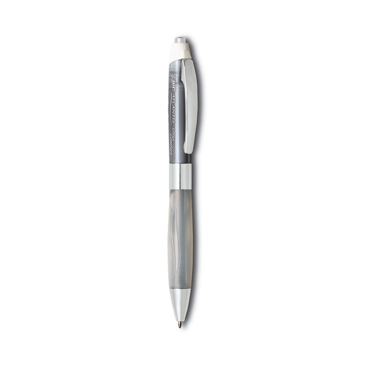 BIC GLIDE Ultra Comfort Ballpoint Pen, Retractable, Medium 1 mm, Black Ink Colors, Randomly Assorted Barrel Colors (BICVCGUP11XBK)