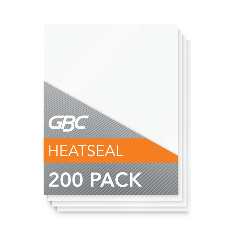 GBC Economy Thermal Laminating Pouches, 3 mil, 9" x 11.5", Gloss Clear, 200/Box (GBC3747143)