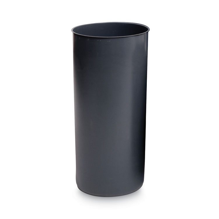 Rubbermaid Commercial Rigid Liner with Rim, 25 gal, Plastic, Gray (RCP355200GYCT)