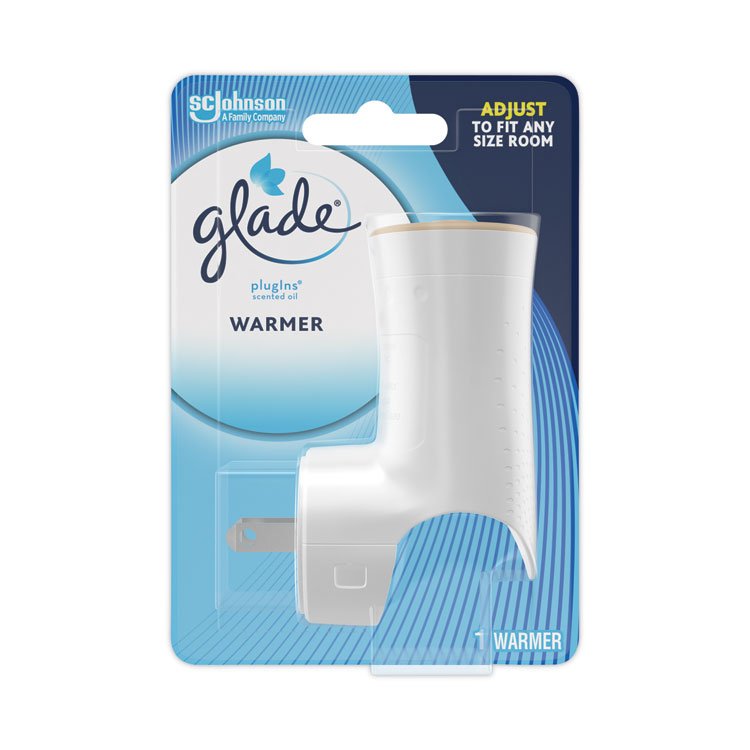 Glade Plug-Ins Scented Oil Warmer Holder, 4.45 x 6.25 x 11.45, White (SJN305854)