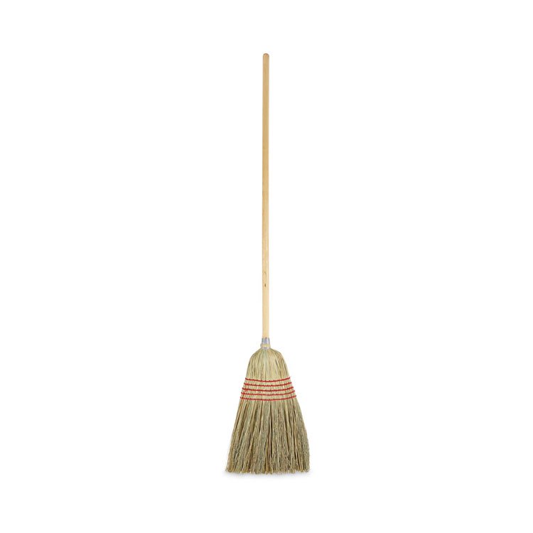 Boardwalk Parlor Broom, Yucca/Corn Fiber Bristles, 55.5" Overall Length, Natural (BWK926YEA)