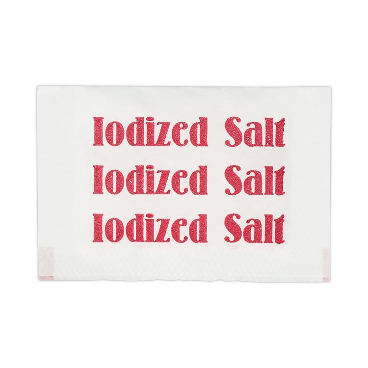Office Snax Iodized Salt Packets, 0.75 g Packet, 3,000/Box (OFX15261)