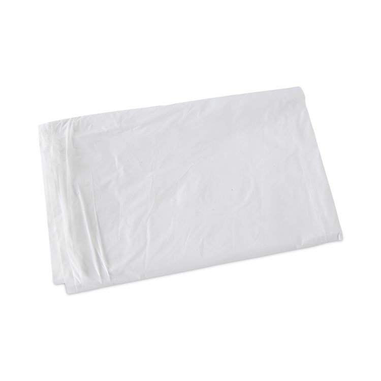 Boardwalk Linear Low Density Industrial Can Liners, 30 gal, 0.9 mil, 30" x 36", White, Flat Pack, 100/Carton (BWKW3036X)