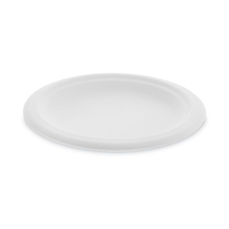 Pactiv Evergreen EarthChoice Compostable Fiber-Blend Bagasse Dinnerware, Plate, Sugarcane, 6" dia, Natural, 1,000/Carton (PCTMC500060001)