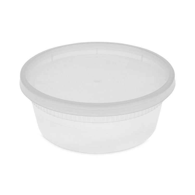 Pactiv Evergreen Newspring DELItainer Microwavable Container, 8 oz, 1.13 x 2.8 x 1.33, Clear, Plastic, 240/Carton (PCTYL2508)