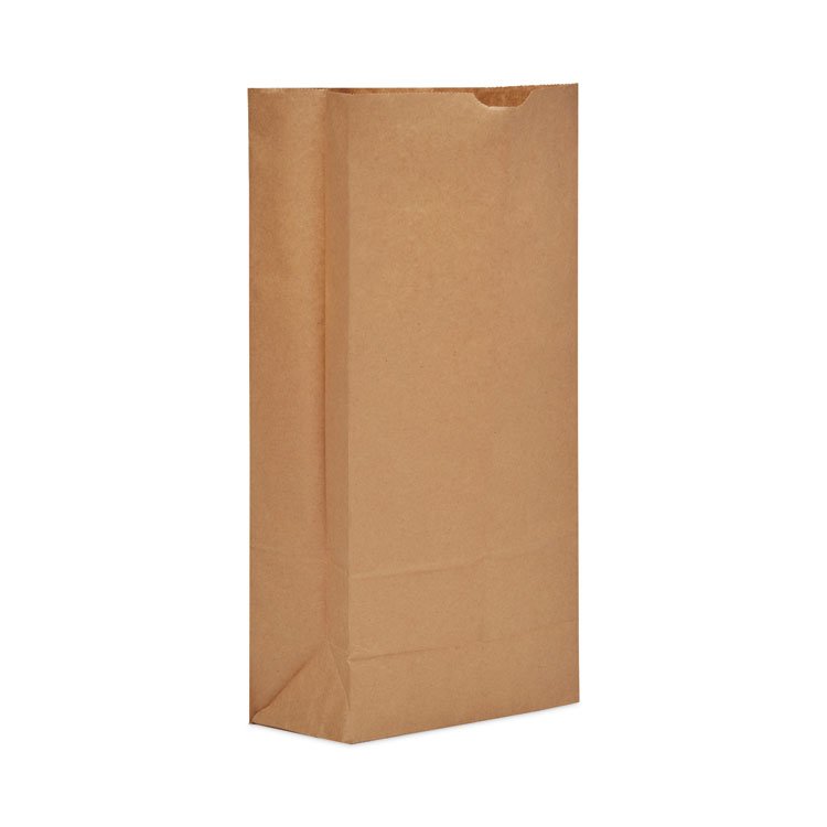 AJM Packaging Corporation Grocery Bag, 15" x 16.75" x 19", Kraft, 1,000/Bundle (BAGGK25)