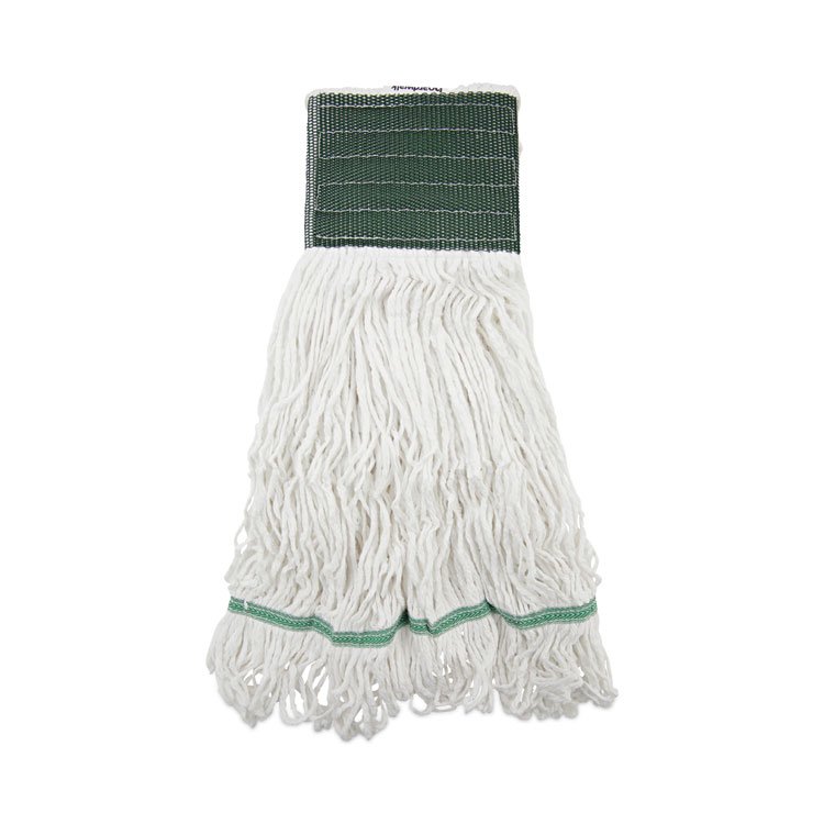 Boardwalk Loop End Rayon Mop Head, Rayon, Medium, 14 oz, White, Dozen (BWKSP200M14DZ)