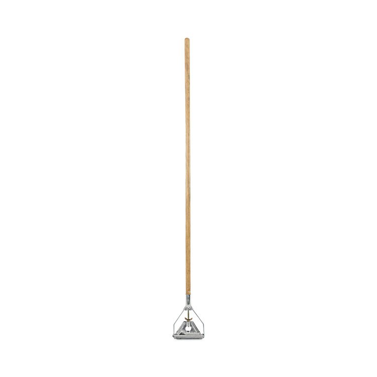 Boardwalk Quick Change Metal Head Wooden Mop Handle, Junior, 0.88" dia x 54", Natural (BWK601)