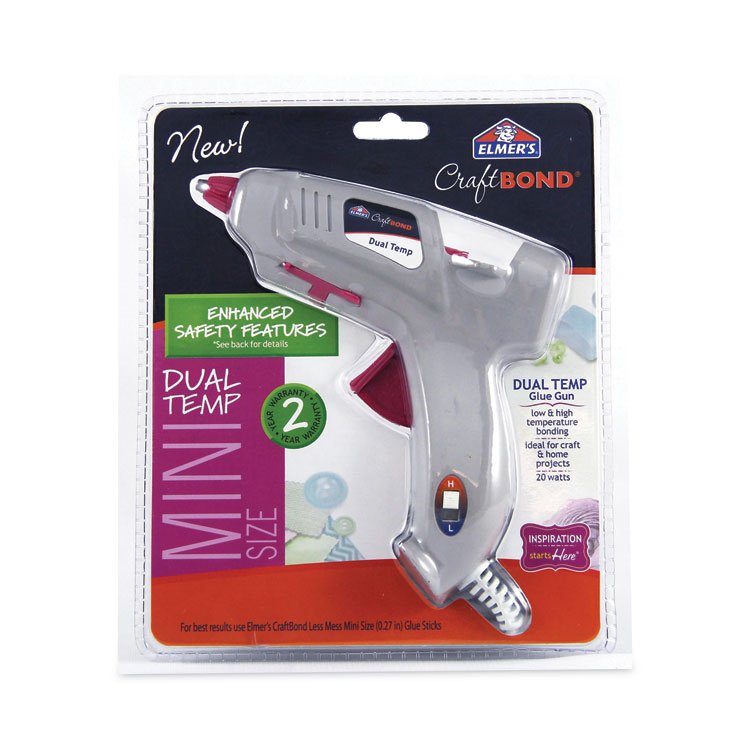 Elmer's Mini Hot Glue Gun, 20 W (EPIE6049)