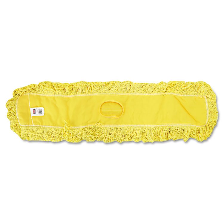 Rubbermaid Commercial Trapper Commercial Dust Mop, Looped-end Launderable, 5" x 48", Yellow (RCPJ15700YEL)