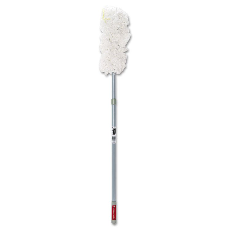 Rubbermaid Commercial HiDuster Overhead Duster with Straight Launderable Head, 51" Extension Handle (RCPT11000GY)