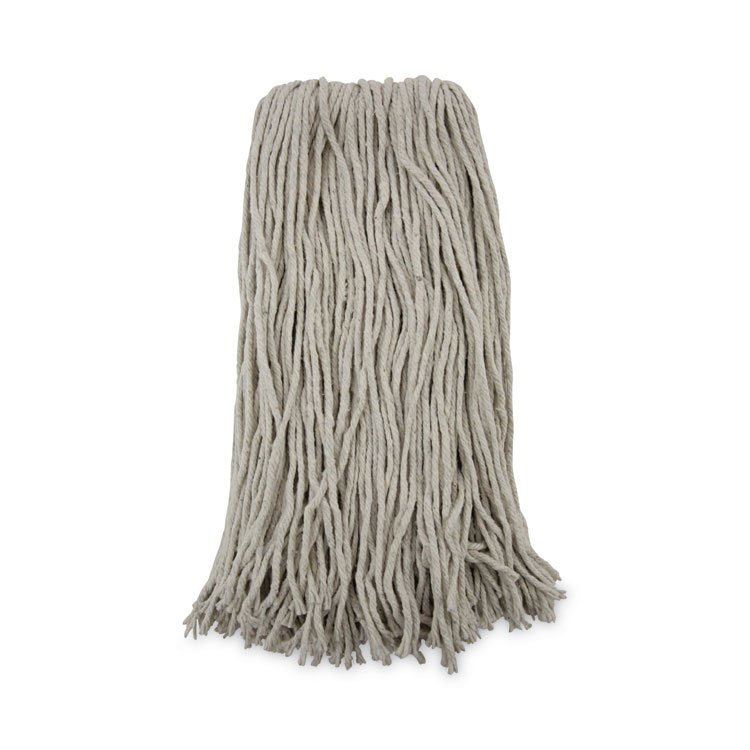 Boardwalk Premium Cut-End Wet Mop Heads, Cotton, 20oz, White, 12/Carton (BWK220CCT)