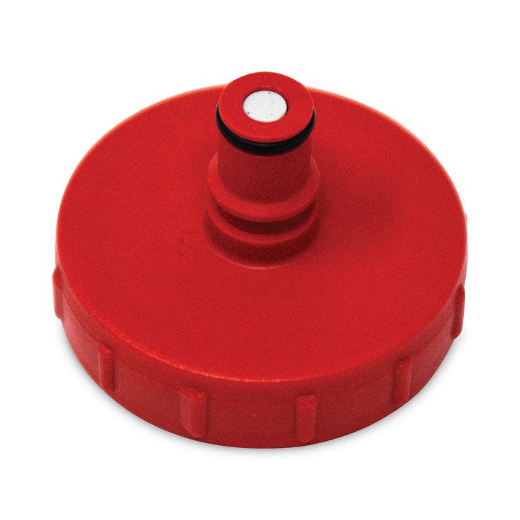 Rubbermaid Commercial HYGEN HYGEN PULSE Cleaning System Replacement Bottle Cap, Plastic, 2" Diameter x 1.75" h, Red (SGSFGQ969L10000)