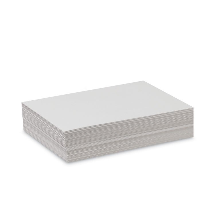 Pacon White Drawing Paper, 78 lb Text Weight, 9 x 12, Pure White, 500/Ream (PAC4809)