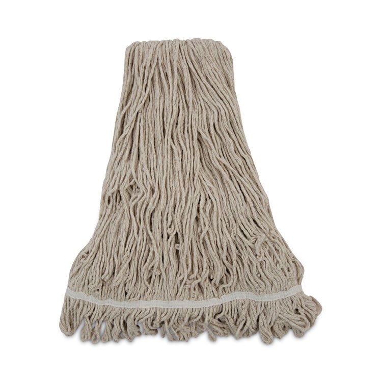 Boardwalk Mop Head, Pro Loop Web/Tailband, Premium Standard Head, Cotton, 32-Oz., White (BWK432C)