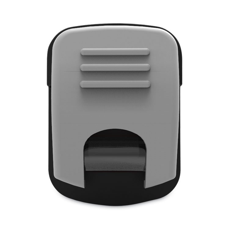 Advantus Grip-A-Clip Magnetic/Adhesive Clips, 0.13" Jaw Capacity, Gray, 10/Box (AVT91172)