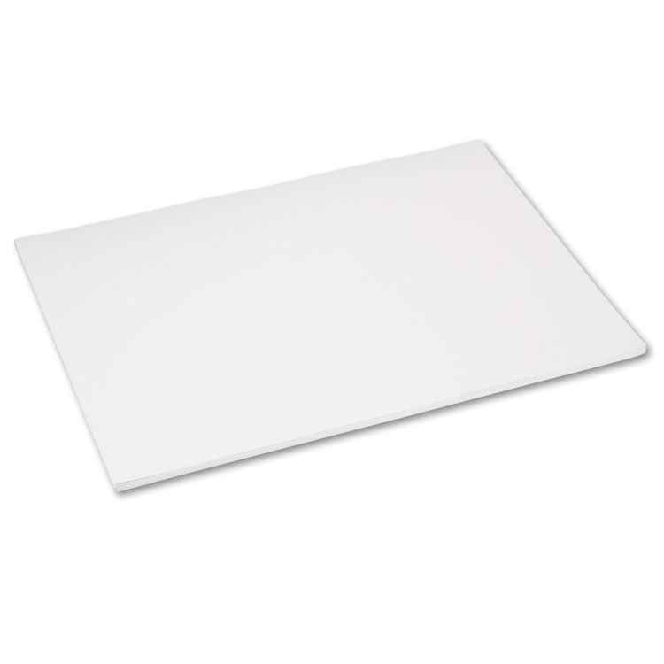 Pacon Tru-Ray Construction Paper, 76 lb Text Weight, 18 x 24, White, 50/Pack (PAC103090)