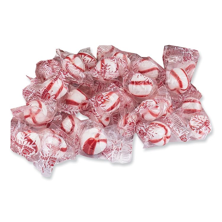 Office Snax Candy Assortments, Peppermint Puffs Candy, 5 lb Carton (OFX00661)