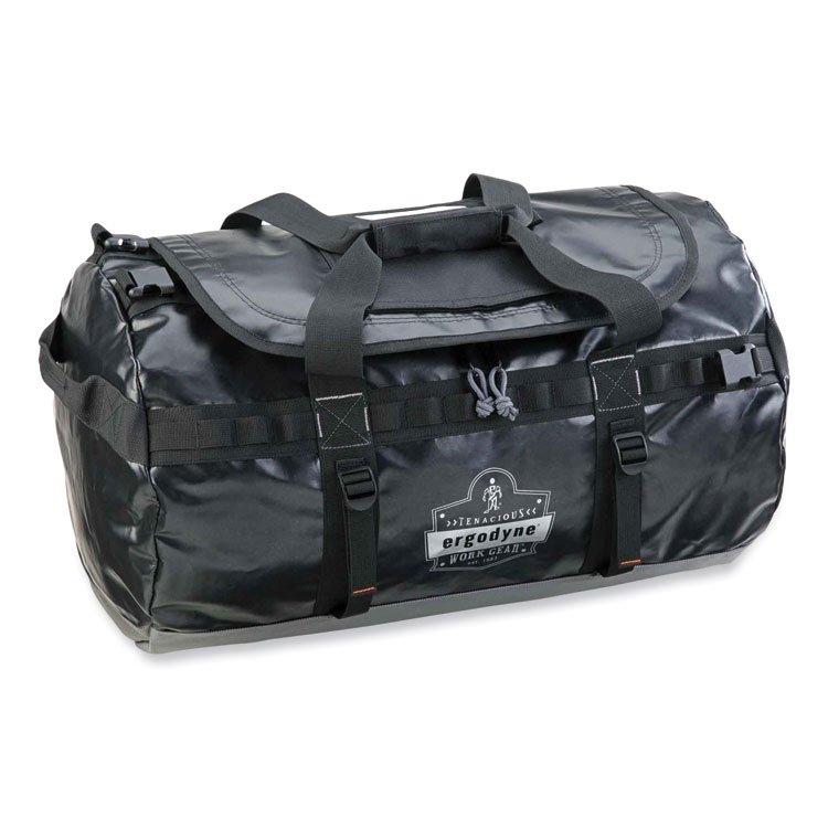 ergodyne Arsenal 5030 Water-Resistant Duffel Bag, Small, 13.5 x 23.5 x 13.5, Black (EGO13030)