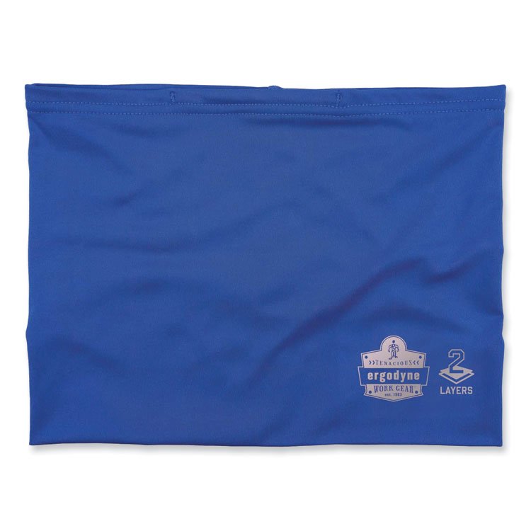 ergodyne Chill-Its 6489 2-Layer Cooling Performance Knit Multi-Band, Polyester/Spandex, Small/Medium, Blue (EGO42148)