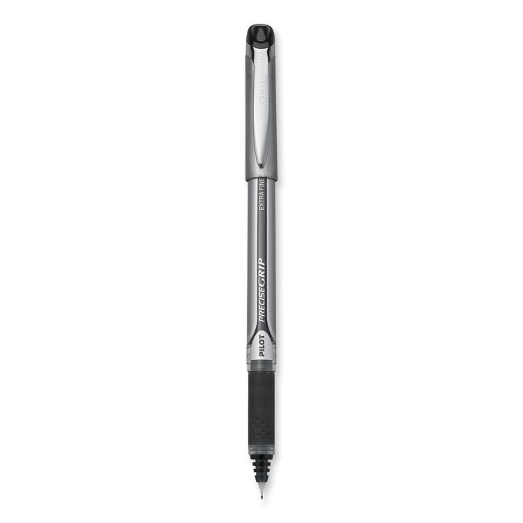 Pilot Precise Grip Rollerball Pen, Stick, Extra-Fine 0.5 mm, Black Ink, Black Barrel (PIL28801)