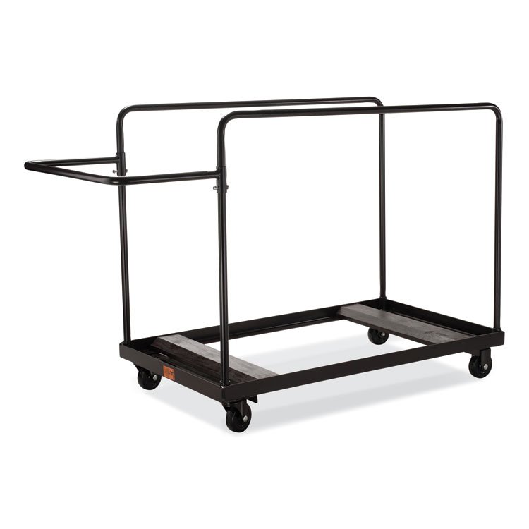 NPS Folding Table Dolly for Round Tables, 660 lb Capacity, 40.5 x 28 x 61.5, Brown (NPSDY71R)