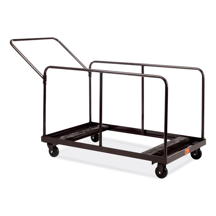 NPS Folding Table Dolly For Round and Rectangular Tables, 660 lb Capacity, 31.25 x 27.75 x 47.5, Brown (NPSDYMU)