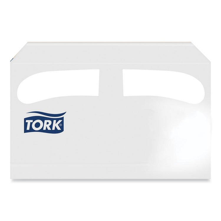 Tork Toilet Seat Cover, Half-Fold, 14.5 x 17, White, 250/Pack, 20 Packs/Carton (TRKTC0020)