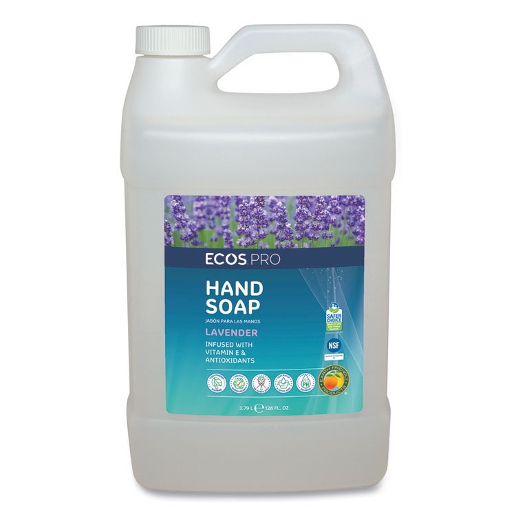 ECOS PRO Liquid Hand Soap, Lavender Scent, 1 gal (EOPPL966504EA)