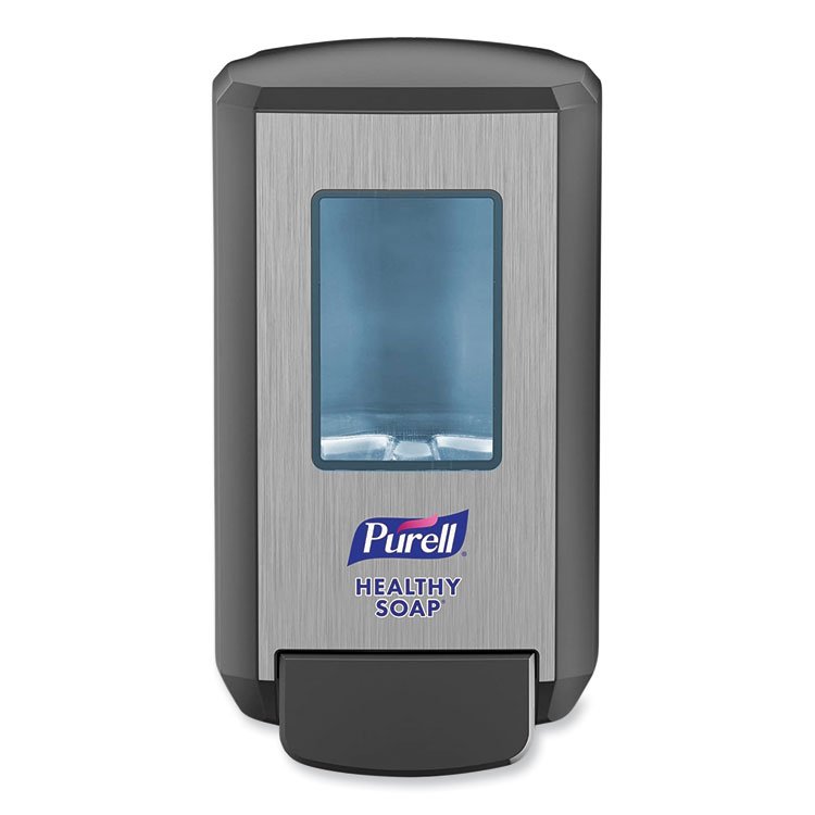 PURELL CS4 Soap Push-Style Dispenser, 1,250 mL, 4.88 x 8.8 x 11.38, Graphite (GOJ513401)