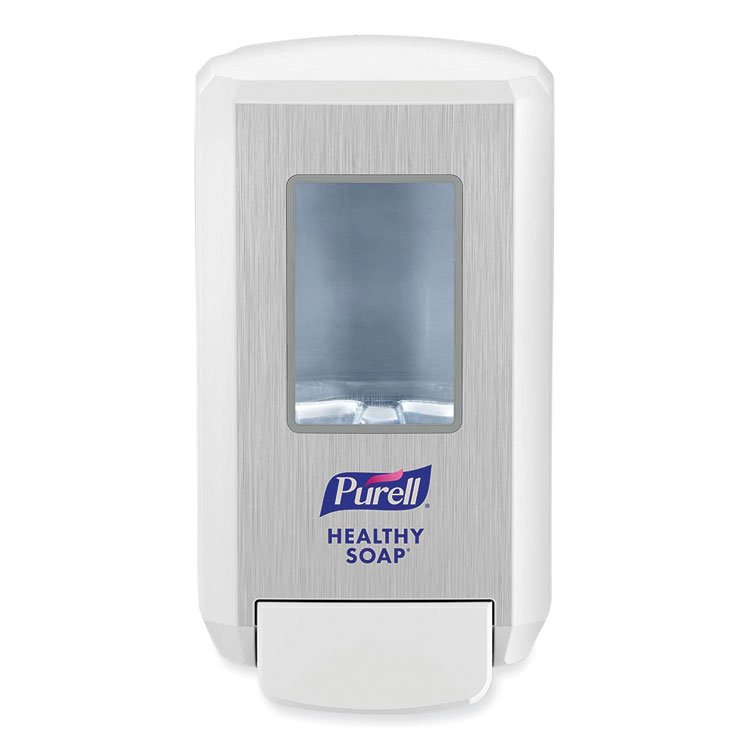 PURELL CS4 Soap Push-Style Dispenser, 1,250 mL, 4.88 x 8.8 x 11.38, White (GOJ513001)