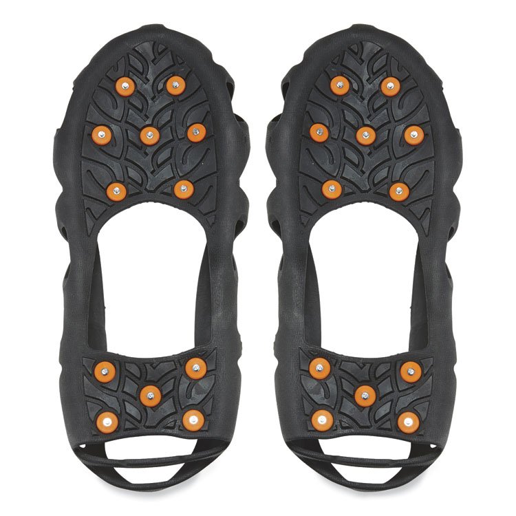 ergodyne Trex 6304 One-Piece Step-In Full Coverage Ice Cleats, X-Large, Black, Pair (EGO16785)