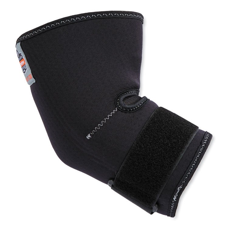 ergodyne ProFlex 655 Compression Arm Sleeve with Strap, 2X-Large, Black (EGO16586)