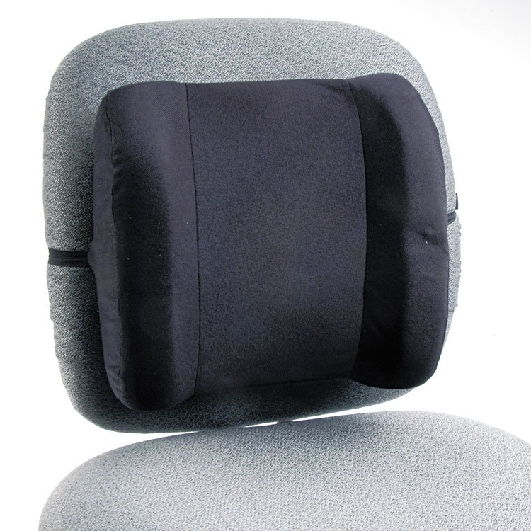 Safco Remedease High Profile Backrest, 12.75 x 4 x 13, Black (SAF71491)