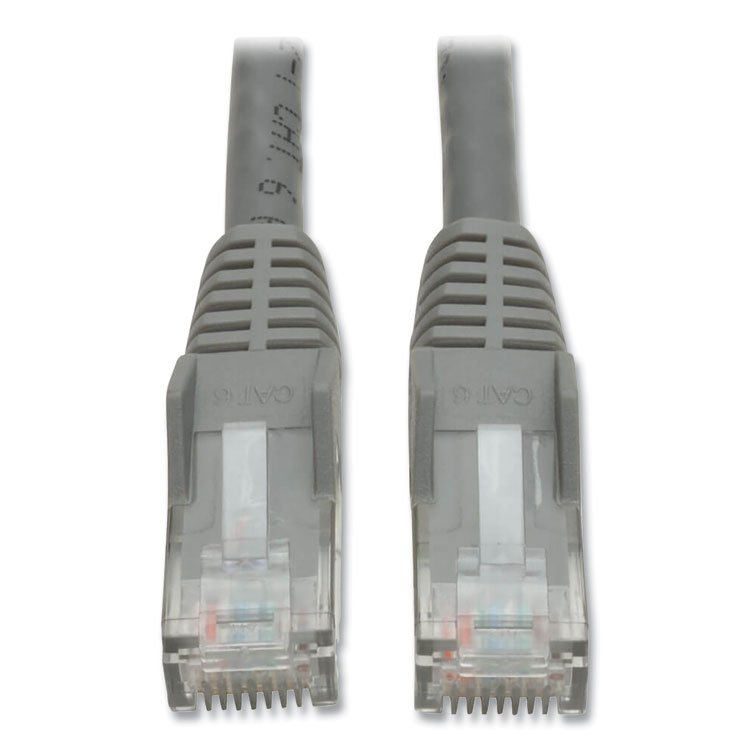 Tripp Lite by Eaton CAT6 Gigabit Snagless Molded Patch Cable, 50 ft, Gray (TRPN201050GY)