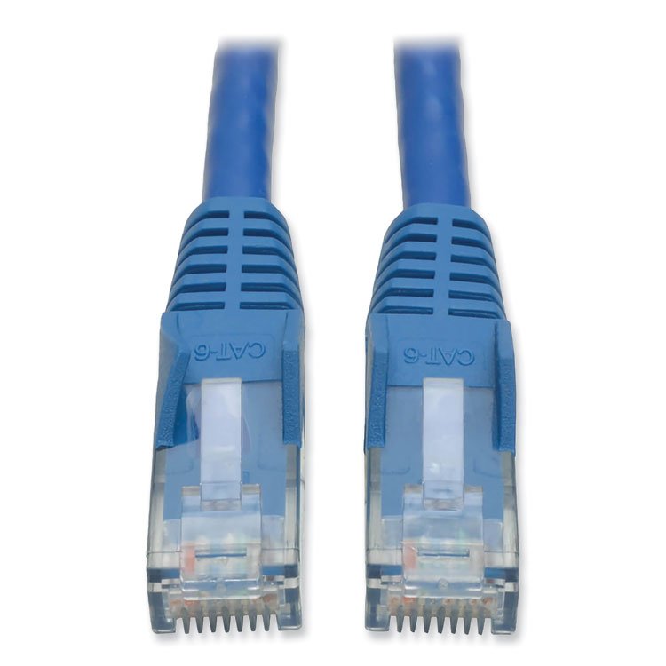 Tripp Lite by Eaton CAT6 Gigabit Snagless Molded Patch Cable, 7 ft, Blue (TRPN201007BL)
