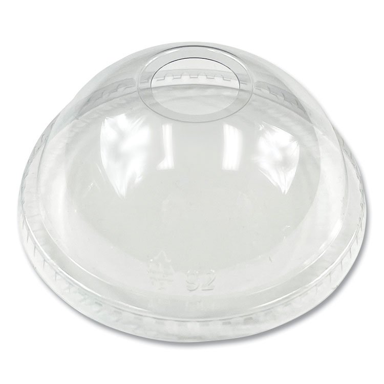 Boardwalk PET Cold Cup Dome Lids, Fits 9 oz Squat/12 oz Cold Cups, Plastic, Clear, 1,000/Carton (BWKPET912DOME)